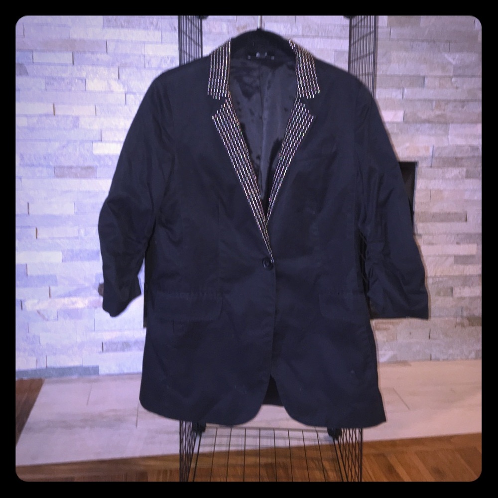 Studded Express Long Blazer